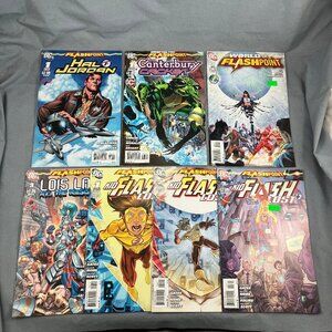 Flashpoint Kid Flash Hal Jordan DC Comic Books Lot of 7 Asst Issues 2011